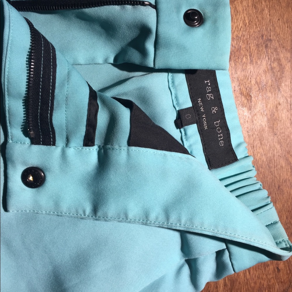Rag & Bone shorts mint green